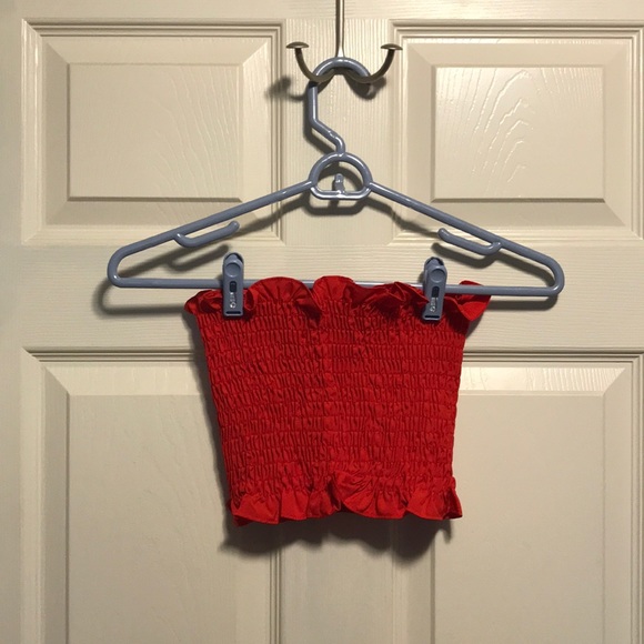 Red crop top - Picture 2 of 2